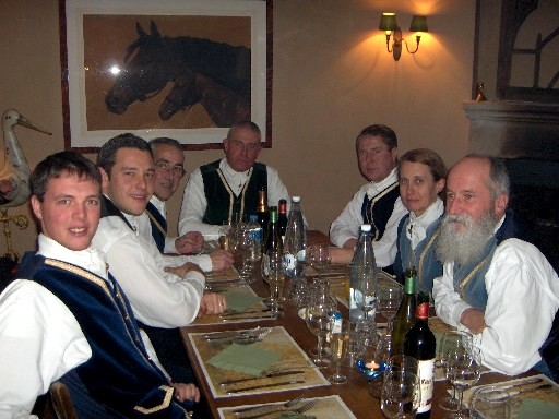 Sonneurs de trompe de chasse en fort d'ANLIER, Belgique